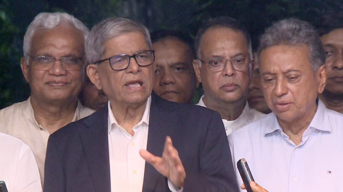 পূর্বঘোষিত সময়ে নির্বাচনের নিশ্চয়তা দিয়েছেন প্রধান উপদেষ্টা: মির্জা ফখরুল