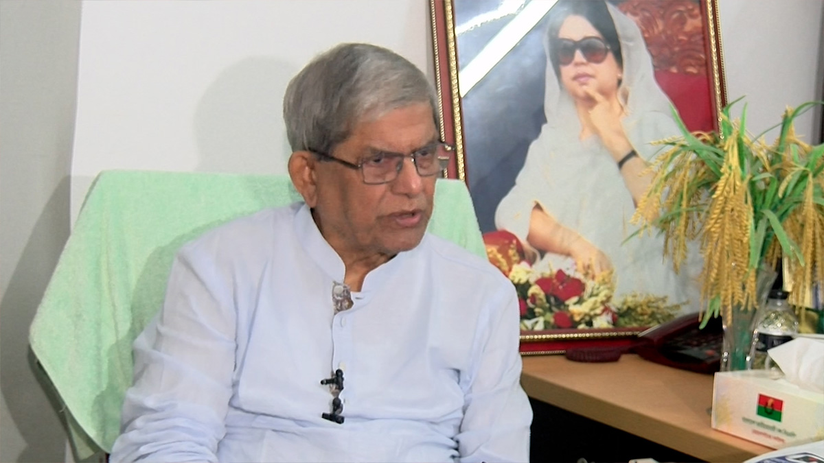 নতুন সংবিধান গ্রহণ করবো না, তবে জুলাই সনদের নিশ্চয়তা দেয়া হবে: মির্জা ফখরুল