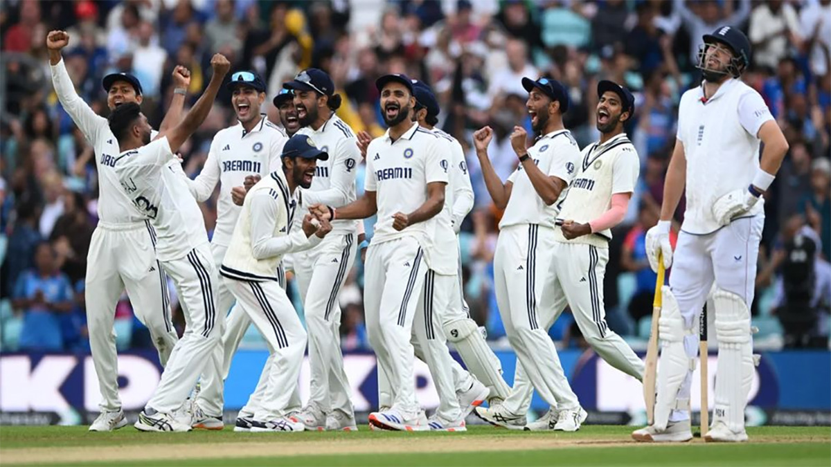 শ্বাসরুদ্ধকর লড়াইয়ে ভারতের জয়, সমতায় শেষ টেস্ট সিরিজ