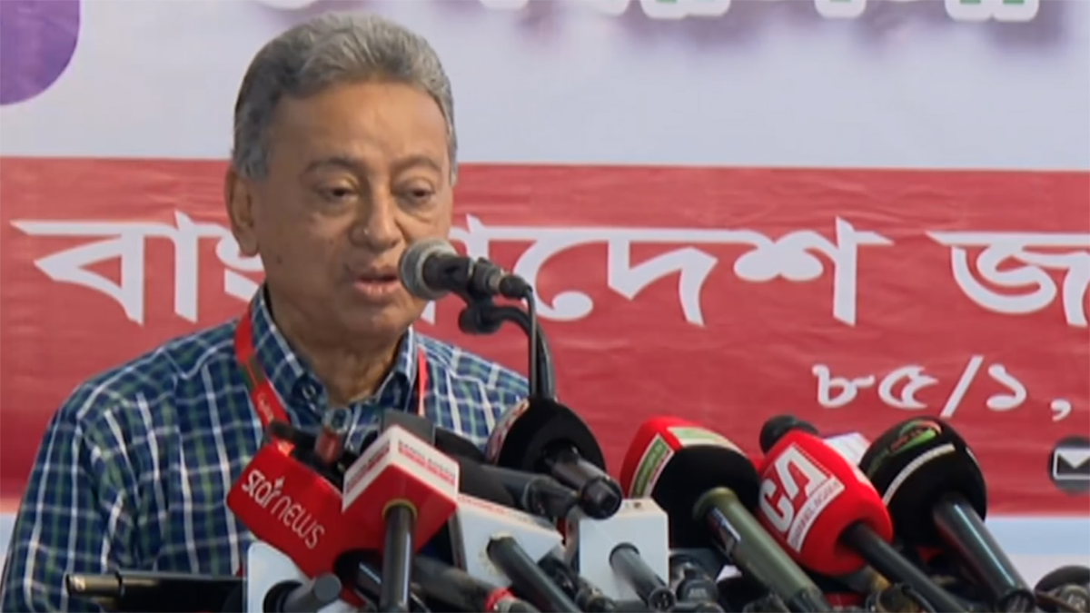 যারা নির্বাচনে আসবে না বলে তারা হাসিনার সুরে কথা বলে: আমীর খসরু