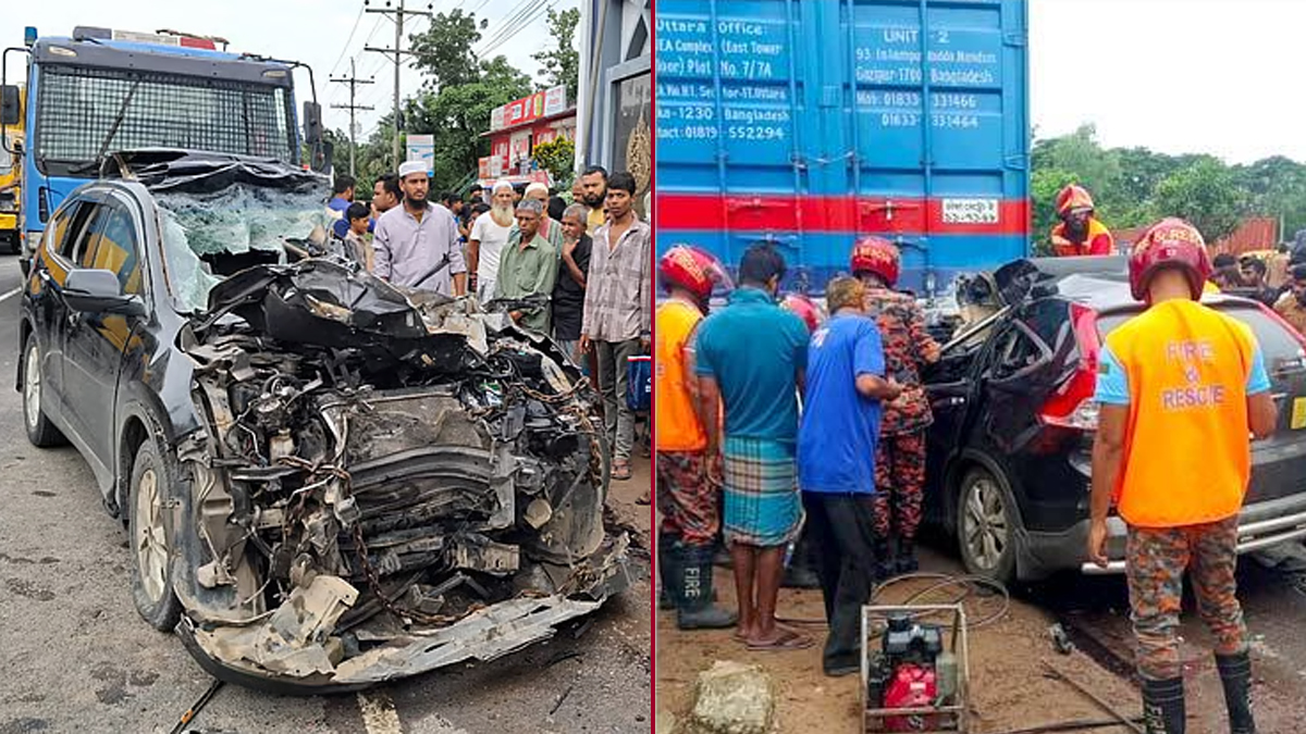 মিরসরাইয়ে সড়ক দুর্ঘটনায় বাবা-মেয়েসহ নিহত ৩
